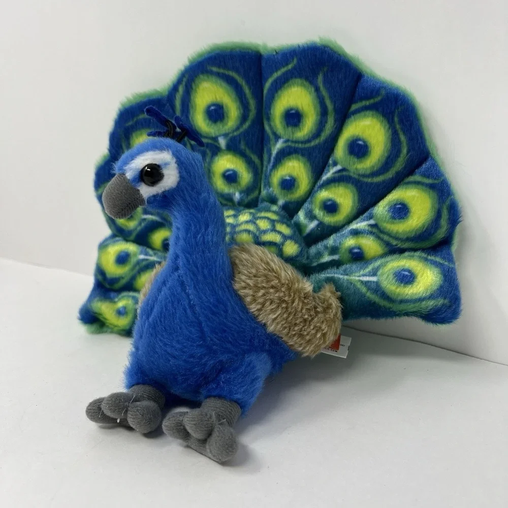 Wild Republic Peacock Plush 9